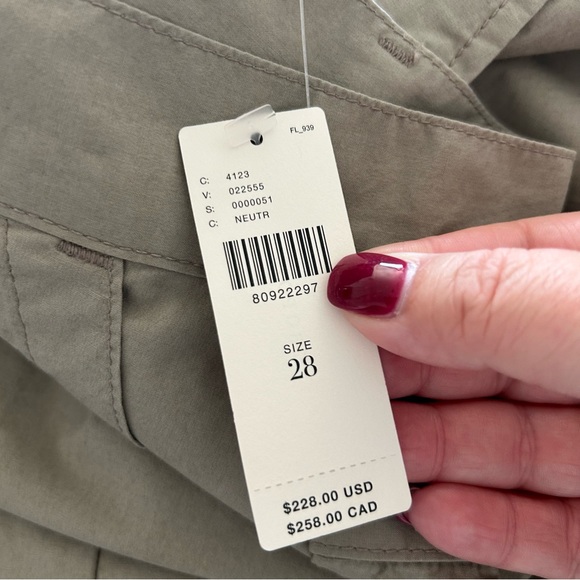 NWT Agolde Daria Cargo Utility Pants Drab Anthropologie - Picture 8 of 11